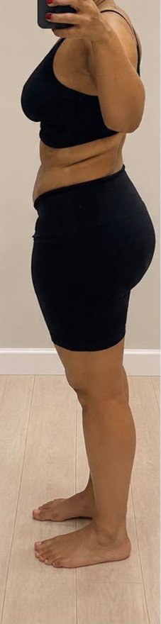 Aluna de perfil antes do acompanhamento